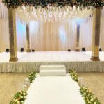 Aisle Flower Lining Arrangement